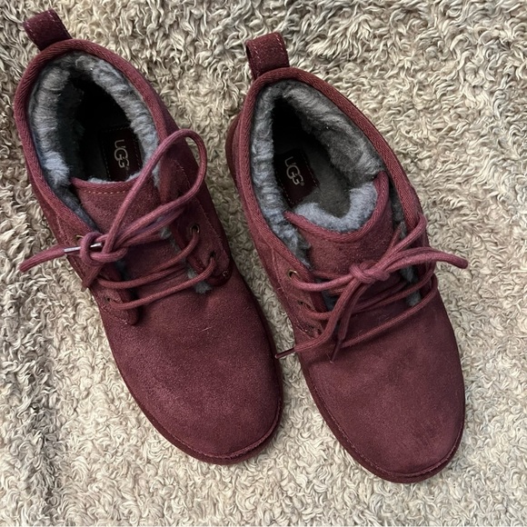 UGG Burgundy Lace Up Boot main image 4